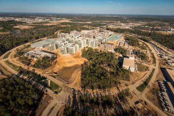 image of the construction of Springwoods Dev